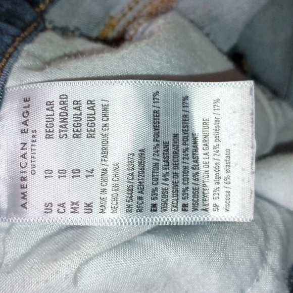 American Eagle Hi Rise Jeggings Size 10 - Picture 5 of 8